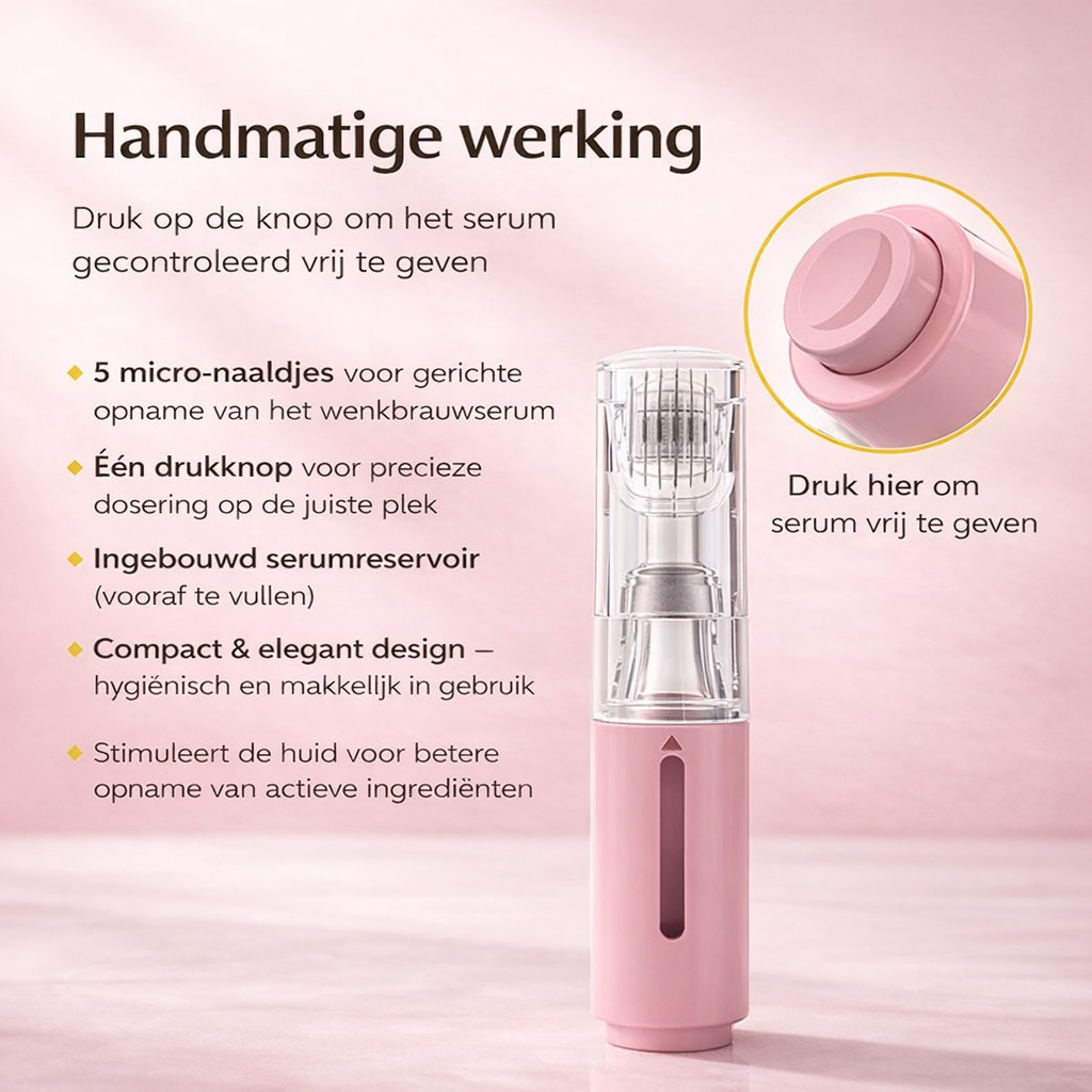 Wenkbrauw Groei Roller